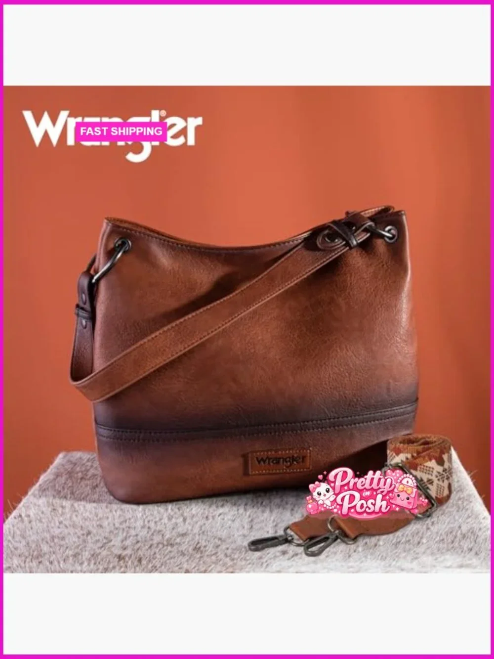 Vegan Leather Hobo Bag with Removable Shoulder and Crossbody Strap